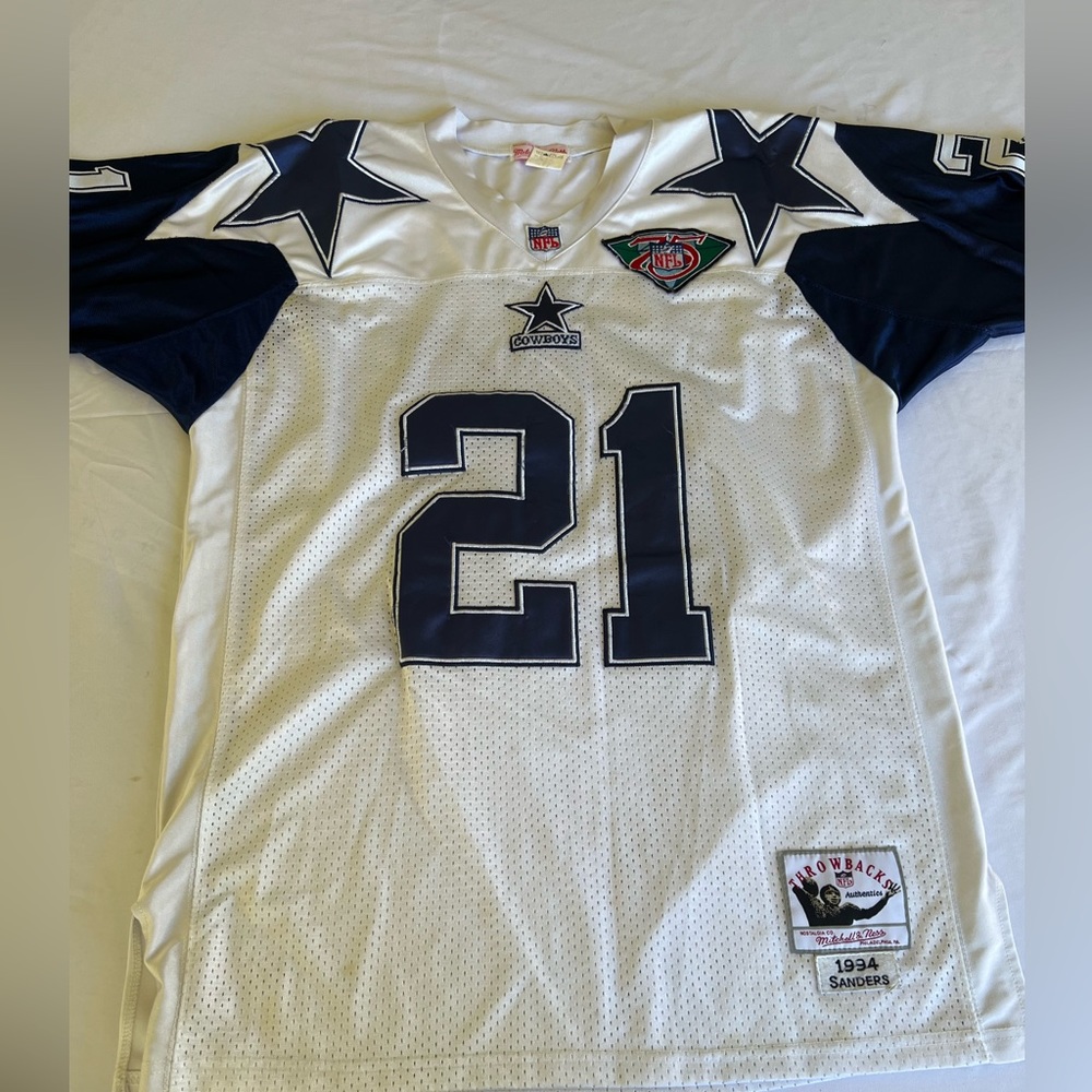 Throwback Dallas Cowboys Deion Sanders 1994 Jersey